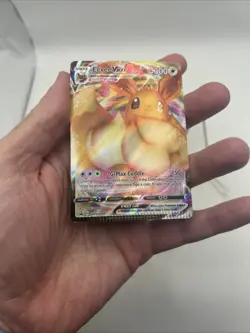 CRIMP ERROR SWSH087 Eevee VMAX Pokemon TCG Sword & Shield Promo Shining Fates - Image 3