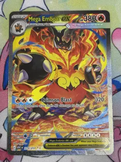 2026 Pokemon Ascended Heroes Mega Emboar ex Special Illustration Rare #273/217 - Image 1