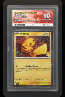 Pikachu 051/162 30th Anniversary Stamped 2026 Pokemon Promo Ace 10 READ DESC - Image 1