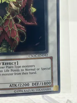 Yu-Gi-Oh! TCG Queen Of Thorns CSOC-EN042 Super Rare 1st Edition - Image 3