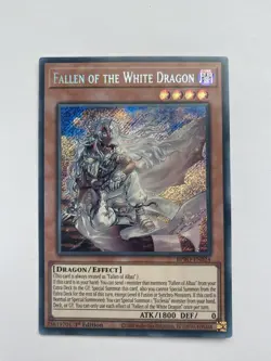 Fallen of the White Dragon BPRO-EN024 Secret Rare Near Mint 1st Ed Yugioh - Image 1