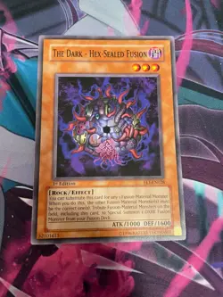 YUGIOH - THE DARK HEX SEALED FUSION - FET - 1ST ED - LP - COMMON - Image 1