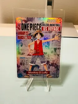 Monkey.D.Luffy (055) (College Basketball US Voyage) P-055 One Piece - Image 1