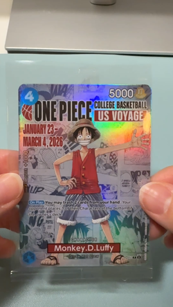 Monkey.D.Luffy (055) (College Basketball US Voyage) P-055 One Piece - Image 2
