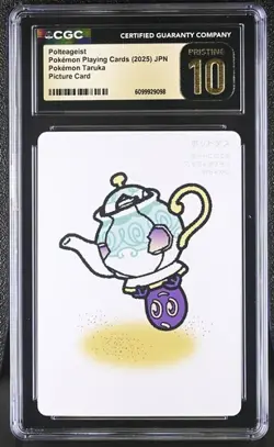 CGC PRISTINE 10 Polteageist Taruka Card Game Pokemon Playing Cards Japan 2025 - Image 1
