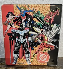 Vintage 1995 DC Comics Card Binder 2 of 2 Superman Batman Wonder Woman The Flash - Image 2