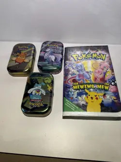 Pokemon Cards Lot/Pokemon VCR VHS Tape /pokemon Collectible Cards - Image 1