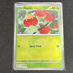 Applin - 009/131 - Masterball Holo - Prismatic Evolutions - Pokemon Card - NM/M - Image 1