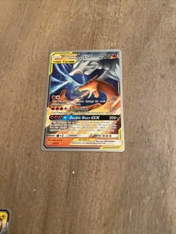 Pokemon World Champions 5 Card Lot. Reshiram & Charizard Tag, Heatean & Dedenne - Image 2