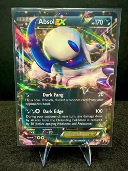 Absol EX XY62 XY Black Star Promo Holo Ultra Rare Pokemon TCG Card LP - Image 1