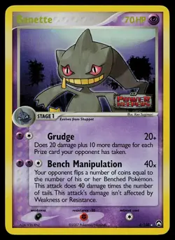 Pokemon Card - Banette Power Keepers 4/108 Reverse Holo Rare Stamped - Image 1