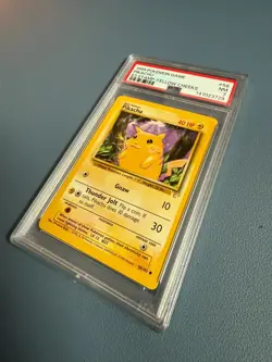 Yellow-cheeks E3 Pikachu Pokemon card (58/102) - PSA graded NM 7 - Image 2