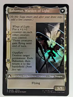 (Foil) Dion, Bahamut's Dominant (Extended Art) (428) FINAL FANTASY Mtg NM - Image 2