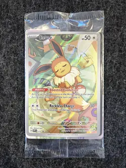 SEALED Eevee 173 Prismatic Evolutions ETB Black Star Promo Pokemon TCG NM - Image 1