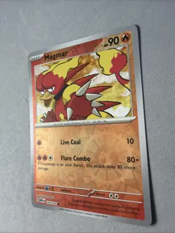 Pokemon TCG * Scarlet & Violet 151 * 126/165 Magmar C * REVERSE HOLO * NM - Image 2