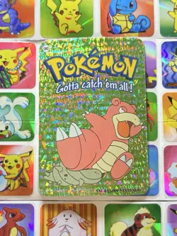 Pokemon 151 Vintage Pocket Monsters Vending HOLO Prism Sticker 2000 Nintendo - Image 4