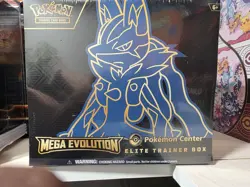 Pokemon TCG:Pokemon Center Mega Evolution Lucario Elite Trainer Box ETB - SEALED - Image 1