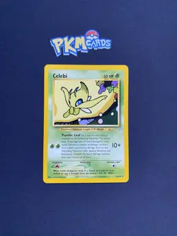 Pokemon TCG Celebi Neo Revelation 16/64 Regular Rare LP. - Image 1