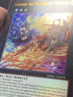 YuGiOh! Uzuhime The Manifested Mikanko MZMU-EN018 Ultra Rare Maze Of Muertos NM - Image 4