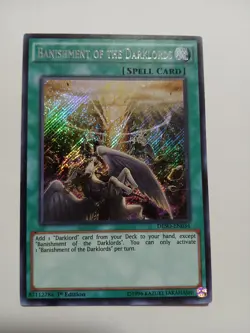Yugioh Banishment of the Darklords Secret Rare DESO-EN034 1st Ed Lightly Played - Image 1