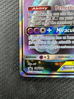 Mewtwo & Mew GX Tag Team SM191 - Pokemon Sun & Moon Black Star Promo Card NM - Image 3