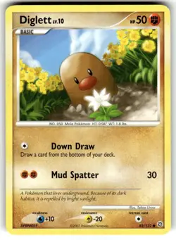 Pokemon TCG Diglett 85/132 Secret Wonders Common card Normal NM - Image 1