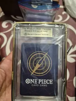 Luffy OP05-119 SEC A Fist of Divine Speed 3rd Anniversary Gold Card Bgs 9.5 - Image 2