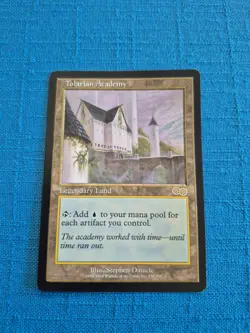 MTG Tolarian Academy Urza's Saga Vintage Magic The Gathering Card GREAT CONDISH - Image 1