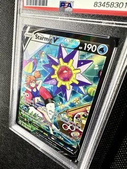 Astral Radiance Starmie v Trainer Gallery Holo Card PSA9 TG13/TG30 Swsh10 - Image 2