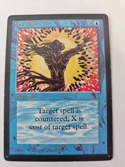 MTG - Spell Blast LP/MP - Beta Limited Edition - Image 1