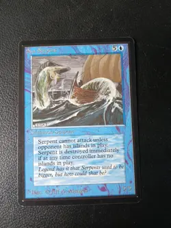 Sea Serpent Beta MTG NM - Image 1