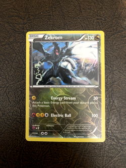 Pokemon Zekrom 64/108 Reverse Holo Rare Roaring Skies NM - Image 1