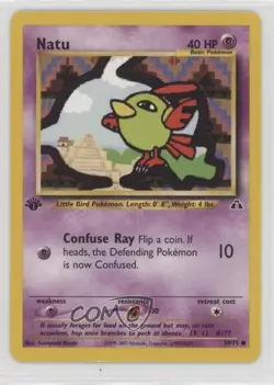 Natu 1st Ed. Pokemon Neo Discovery #59 2001 - Image 1