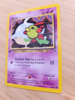 Pokemon TCG Natu Neo Discovery 59 Regular 1st Edition Common - Image 3