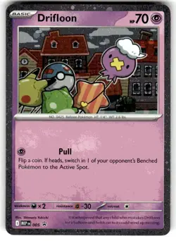 Drifloon 005 Mega Evolutions Black Star Promo Cosmo Holo Pokemon TCG Mint/NM - Image 1