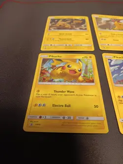 Pokemon Pikachu Black Star Promo 4 Card Lot See Description for Details - Image 3