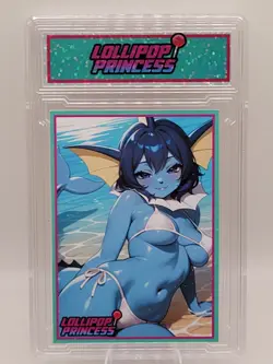 Furry Girl Hot Spicy Anime Waifu Custom Trading Card Goddess ACG SLAB - Image 1