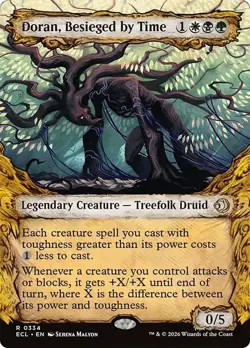 Doran, Besieged by Time Showcase Lorwyn Eclipsed NM MTG - Image 1