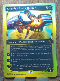 MTG🔥 Chandra, Spark Hunter (First-Place Foil) Aetherdrift NEAR MINT 💕❤ - Image 1