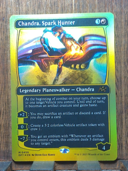 MTG🔥 Chandra, Spark Hunter (First-Place Foil) Aetherdrift NEAR MINT 💕❤ - Image 2