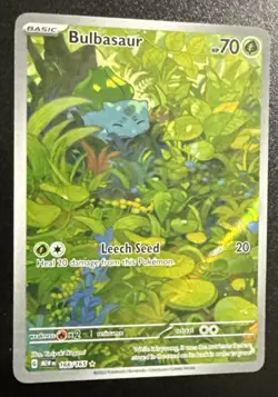 Bulbasaur 166/165 SV Pokemon TCG Card151 2023 English Near Mint/Mint - Image 2