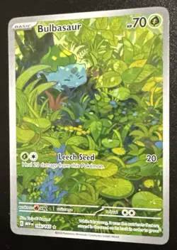 Bulbasaur 166/165 SV Pokemon TCG Card151 2023 English Near Mint/Mint - Image 3