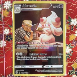 Alcremie Brilliant Stars Psychic Ultra Rare Holo Pokemon 2022 TG08/TG30 - Image 1