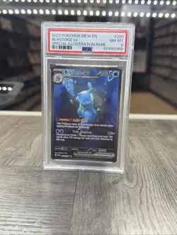 Blastoise ex 200/165 PSA 8 NM-MT Secret Rare Holo Scarlet & Violet 151 Pokemon - Image 1