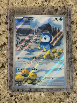 Piplup 98/94, Phantasmal Flames Full Art Holo Illustration Rare Pokemon TCG NM/M - Image 1