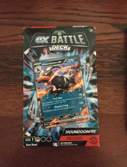Brand New Pokemon TCG - ex Battle Deck - Houndoom ex & 4 Out Of Box Decks - Image 1