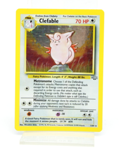 Pokemon Karten: Dschungel 1. Edition Rare Holo: Clefable 1/64 Englisch - Image 1