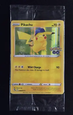 Pikachu 028/078 - Pokemon Go Pokemon TCG Promo - SEALED - Image 1