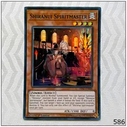 Shiranui Spiritmaster - HISU-EN048 - Super Rare 1st Edition Yugioh - Image 1