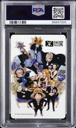 2015 ONE PIECE WANTED POSTER PLAYING CARDS 5 OF SPADES BROOK PSA 10 - Image 2